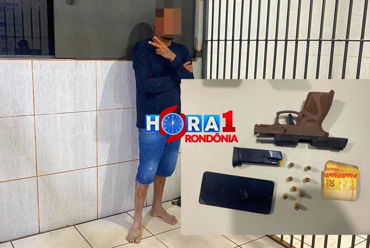 Flagrante Pol Cia Militar Aborda E Prende Homem Pistola Roubada Na