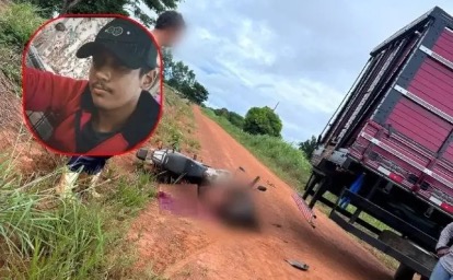 TRAGÉDIA: Adolescente morre tragicamente após bater moto contra caminhão boiadeiro em Rondônia