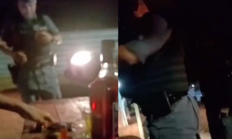 Vídeo mostra abordagem violenta de policiais militares contra uma mulher e um homem