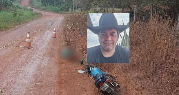 Homem é encontrado morto após queda de moto em distrito Extrema em Porto Velho