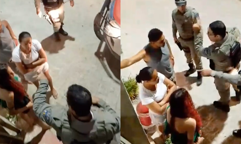 PM manda a real para mulher barraqueira: “tu vai m4tar o teu marido”; veja vídeo