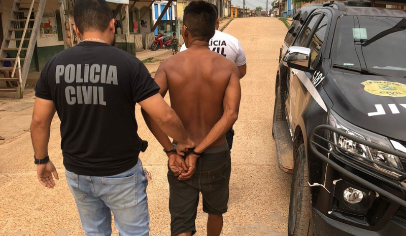 MONSTRO: Padrasto suspeito de estuprar enteados é preso no interior do AM