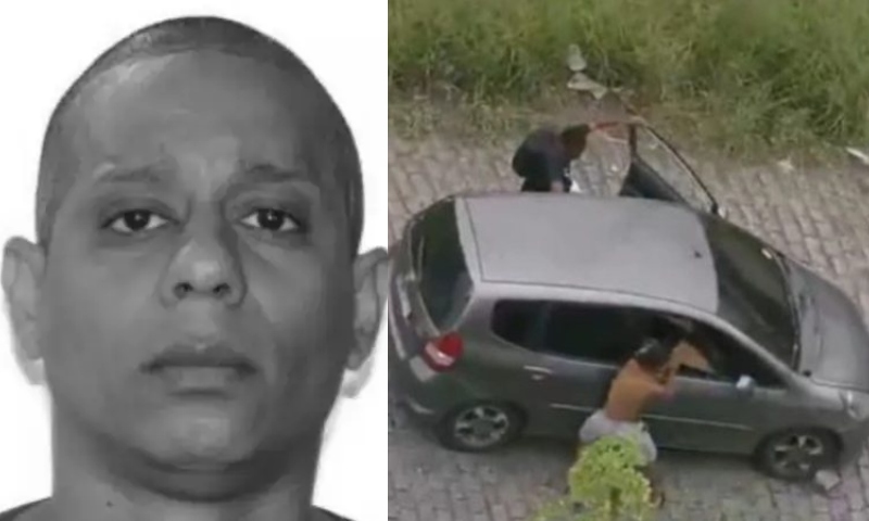 ASSISTA AO VÍDEO: Traficantes matam policial, colocam corpo em carro e soltam veículo ladeira abaixo no RJ