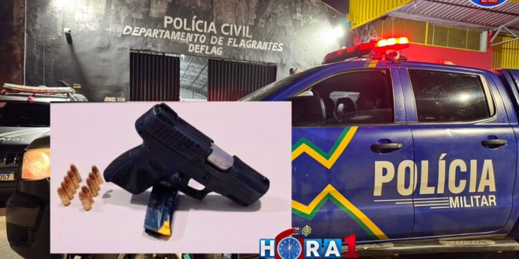 URGENTE: Homem é preso com pistola em balneário na Zona Norte de Porto Velho