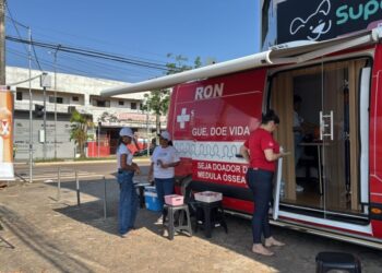 Pit Stop pela Vida mobiliza motoristas em Porto Velho sobre importância da doação de sangue e cadastro de medula óssea