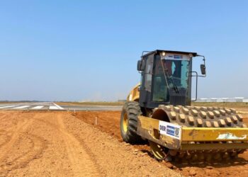 Aeroporto de Vilhena recebe obras do governo de RO para aumentar segurança operacional