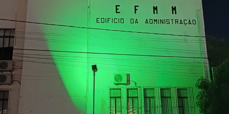 Iluminação verde na sede da Prefeitura de Porto Velho destaca luta contra preconceito ao nanismo