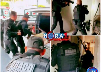 VEJA O VÍDEO: Criminoso ligado ao PCC morre em confronto com a Polícia Civil durante operação