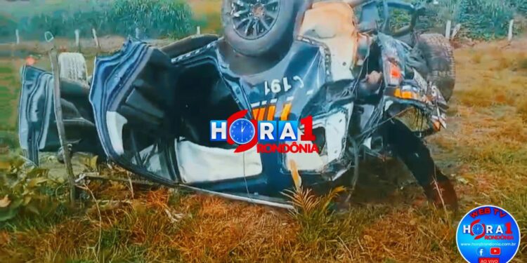 ASSISTA: Testemunha registra vídeo mostrando destruição das viaturas da PRF após grave acidente na BR-364