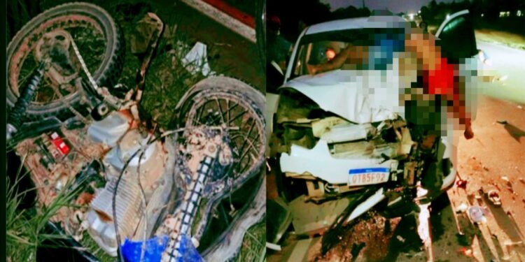 TRAGÉDIA: Motociclista morre em grave acidente na RO-460 em Buritis; passageira fica em estado grave