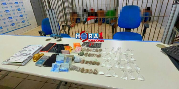BPTAR prende três adultos e apreende três adolescentes por tráfico de drogas em Porto Velho