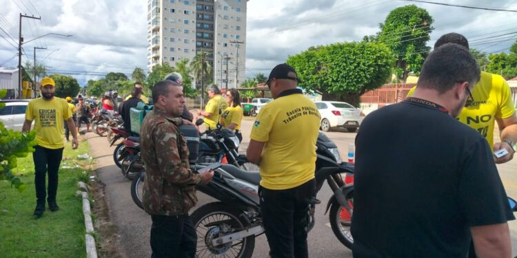 Ação conjunta para reduzir sinistros e salvar vidas no trânsito foi realizada pelo governo de RO, em Porto Velho