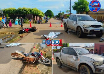 FATALIDADE: Motociclista morre em grave acidente na zona Leste de Porto Velho; filha fica em estado grave